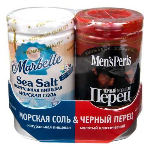 Набор соль морская и перец черный по вкусу 115 г в Верный