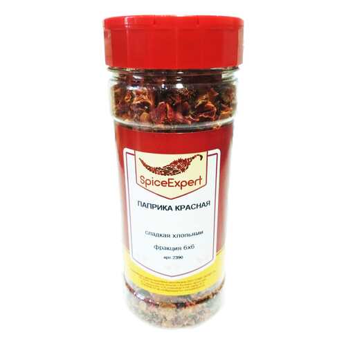 Паприка SpicExpert красная сладкая хлопья 6х6 85 г в Верный