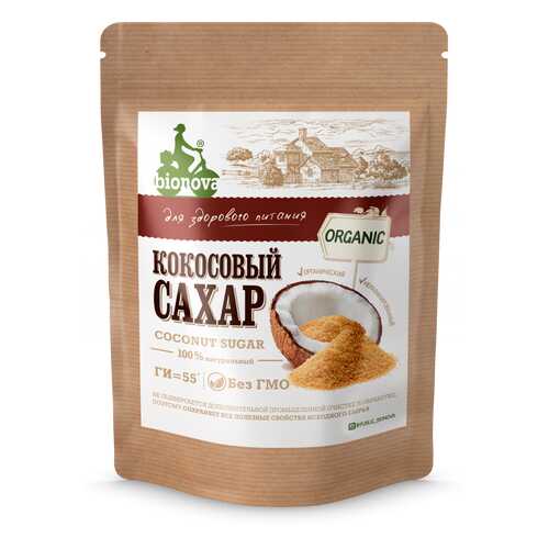 Сахар Bionova органический кокосовый 200 г в Верный