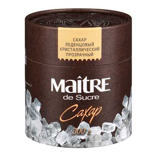 Сахар Maitre de Sucre леденцовый прозрачный кристаллический 300 г в Верный