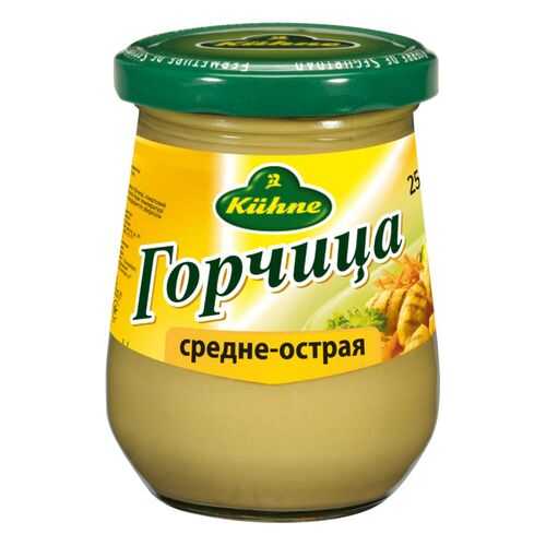 Горчица Kuhne средне-острая 250 мл в Верный