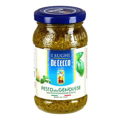 Соус De cecco pesto alla genovese на основе растительных масел 200 г в Верный