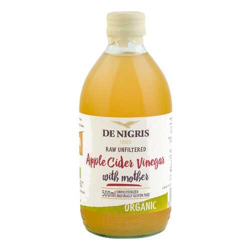 Уксус De Nigris Organic яблочный нефильтрованный 500 мл в Верный