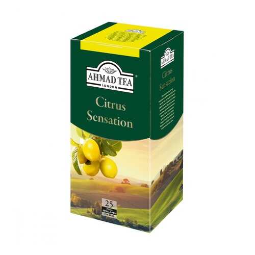 Чай Ahmad Citrus Sensation черный с лаймом 25 пакетиков в Верный