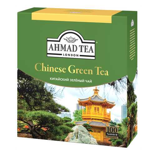 Чай Ahmad Tea «Китайский», зелёный, листовой, 100х1,8г в Верный