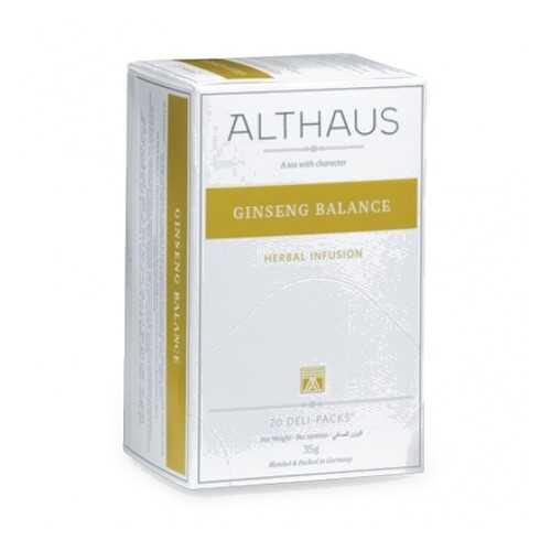 Чай Althaus Ginseng Balance Deli Pack 20*1.75 г в Верный
