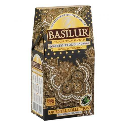 Чай Basilur Ceylon Original, черный листовой, 100 гр в Верный