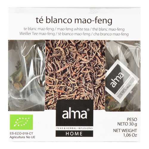 Чай белый Alma Home Organic Маофэн 15*2 г в Верный