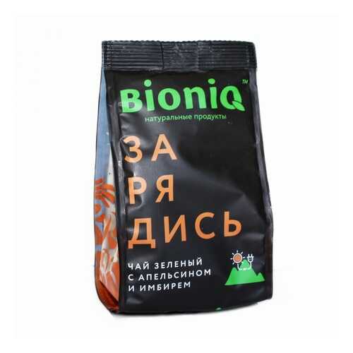 Чай BioniQ Зарядись, зеленый с апельсином и имбирем, 50 гр в Верный