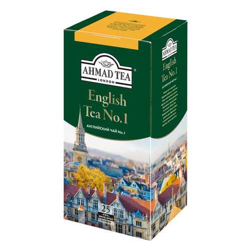 Чай черный Ahmad Tea english tea №1 с бергамотом 25 пакетиков в Верный