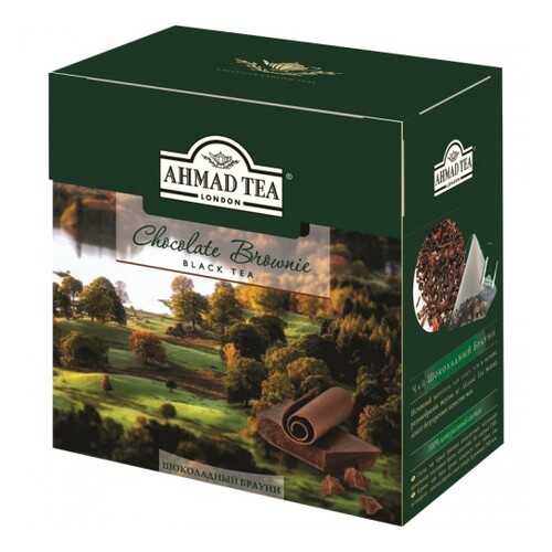 Чай черный Ahmad Tea шоколадный брауни 20 пакетиков в Верный