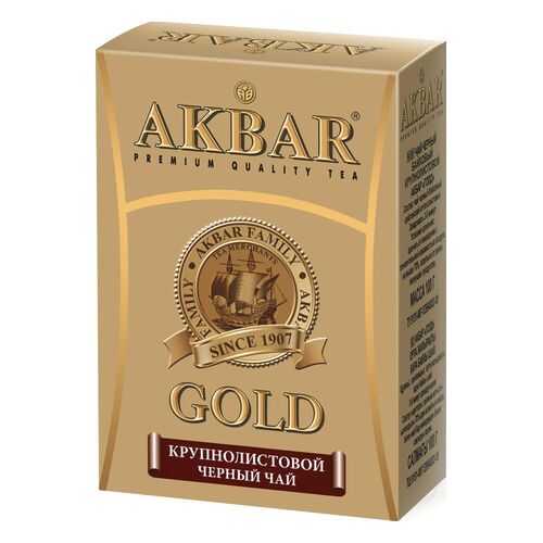 Чай черный Akbar gold крупнолистовой 100 г в Верный
