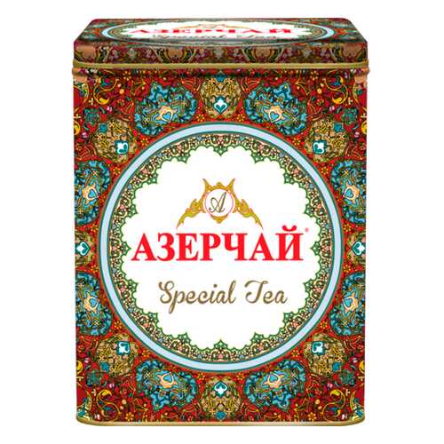Чай черный Азерчай листовой Special с красным узором 200 г в Верный