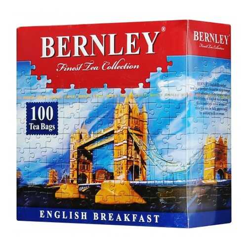 Чай черный Bernley english breakfast 100 пакетиков в Верный