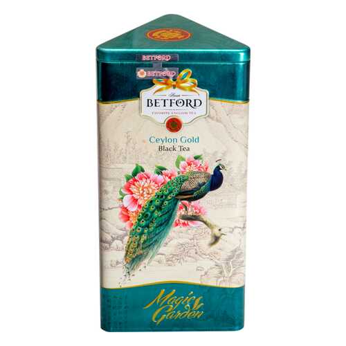 Чай черный Betford Magic garden павлин 300 г в Верный