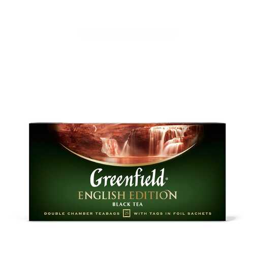 Чай черный Greenfield English Edition 25 пакетиков в Верный