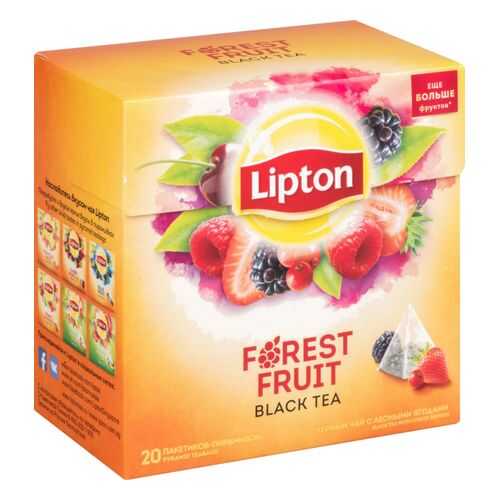 Чай черный Lipton forest fruit 20 пакетиков в Верный