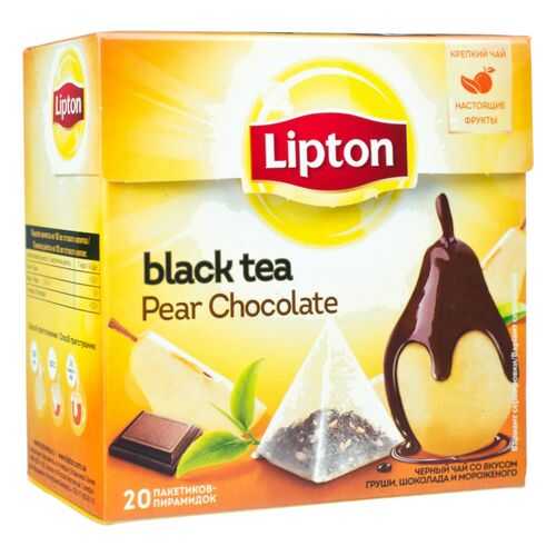 Чай черный Lipton pear chocolate 20 пакетиков в Верный