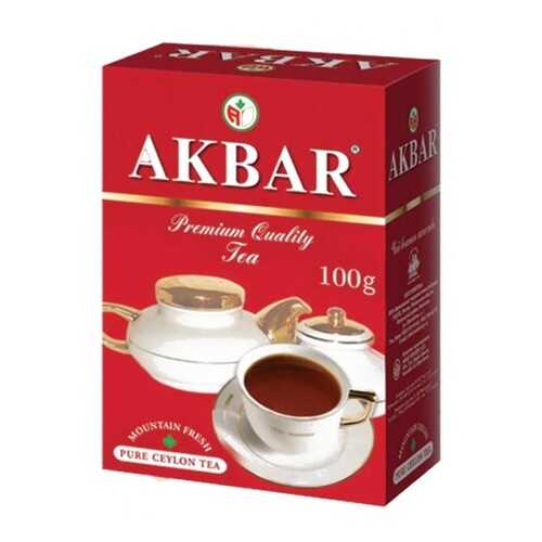 Чай черный листовой Akbar red&white 100 г в Верный