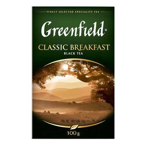Чай черный листовой Greenfield Classic Breakfast 100 г в Верный