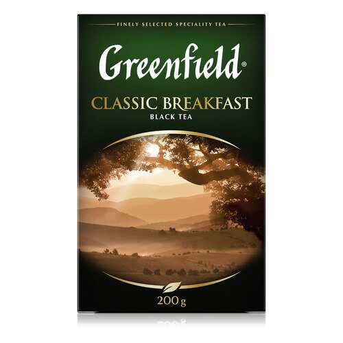 Чай черный листовой Greenfield Classic Breakfast 200 г в Верный
