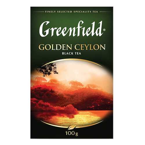 Чай черный листовой Greenfield Golden Ceylon 100 г в Верный