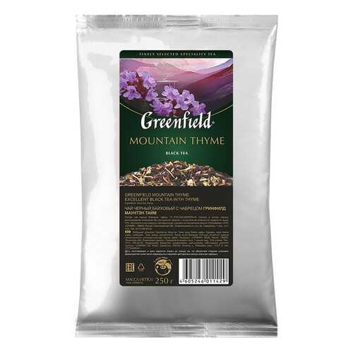 Чай черный листовой Greenfield Mountain Thyme 250 г в Верный