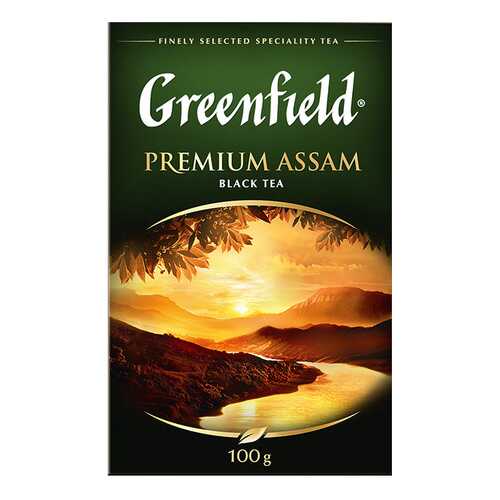 Чай черный листовой Greenfield Premium Assam 100 г в Верный