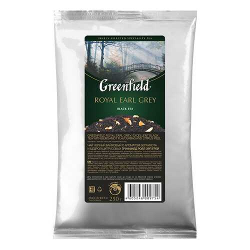 Чай черный листовой Greenfield Royal Earl Grey 250 г в Верный
