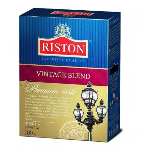 Чай черный листовой Riston винтэйдж бленд 100 г в Верный