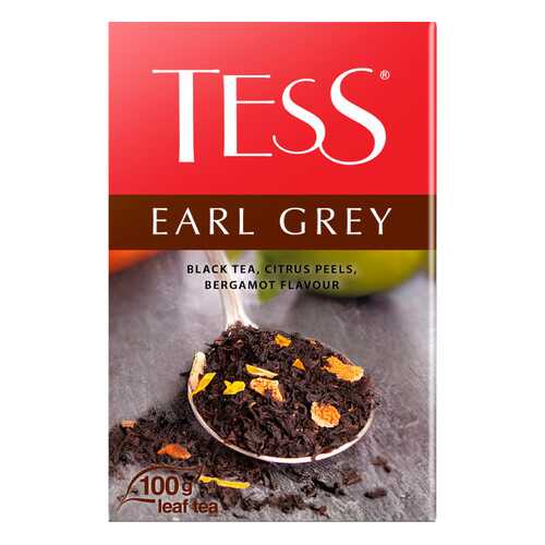 Чай черный листовой Tess Earl Gray 100 г в Верный