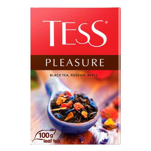 Чай черный листовой Tess Pleasure 100 г в Верный
