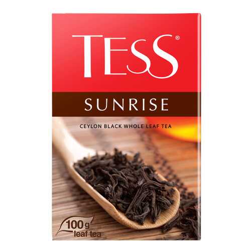 Чай черный листовой Tess Sunrise 100 г в Верный