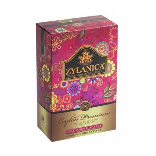 Чай черный листовой Zylanica ceylon premium collection английский завтрак FBOP 100 г в Верный