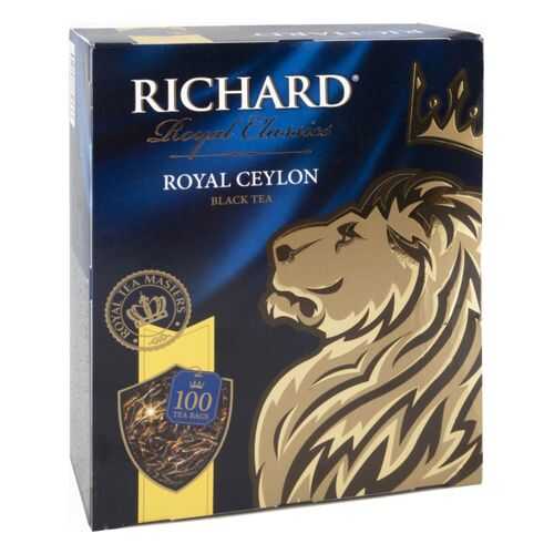 Чай черный Richard royal ceylon 100 пакетиков в Верный