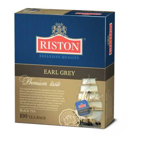 Чай черный Riston earl grey 100 пакетиков в Верный