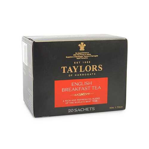 Чай черный Taylors of Harrogate Английский завтрак 20*2.5 г в Верный