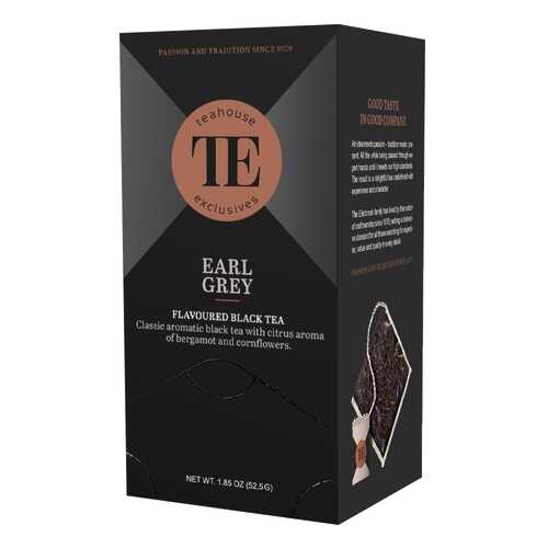 Чай черный Teahouse Exclusives Эрл Грей 15 пакетиков 40 г в Верный
