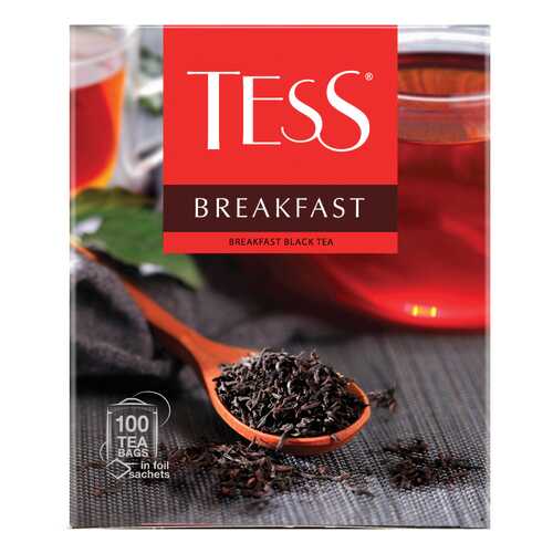 Чай черный Tess Breakfast 100 пакетиков в Верный