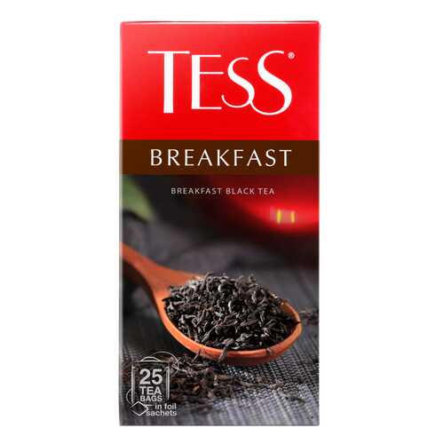Чай черный Tess Breakfast 25 пакетиков в Верный