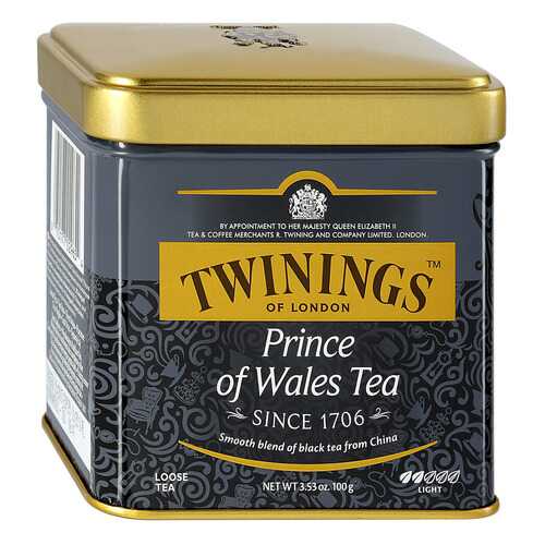 Чай черный Twinings принц уэльский байховый среднелистовой 100 г в Верный