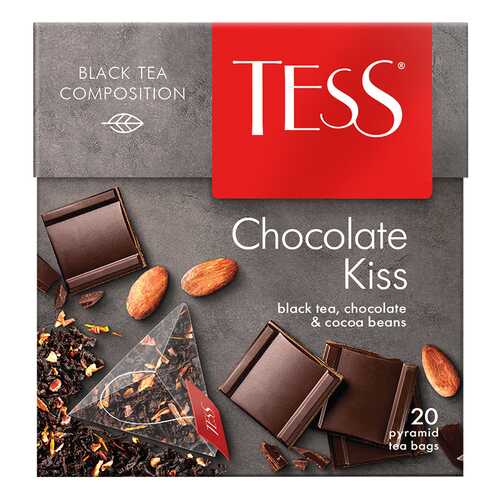 Чай черный в пирамидках Tess Choсolate Kiss 20 штук в Верный