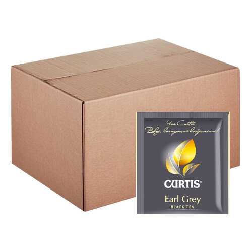 Чай Curtis Earl Grey, черный листовой, с добавками, 200 пакетиков по 2 гр в Верный