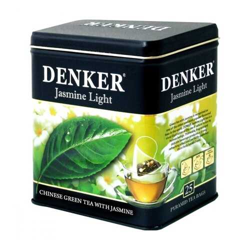 Чай Denker Jasmine Light зеленый с жасмином 25 пирамидок в Верный