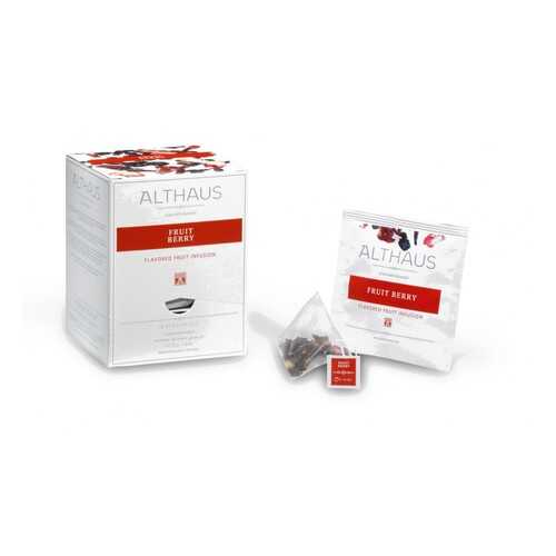 Чай фруктовый в пирамидках Althaus Fruit Berry Фрут Берри 15*2.75 г в Верный
