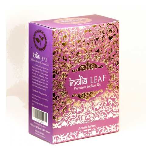 Чай India leaf Ассам пекое, черный среднелистовой, 100 гр в Верный