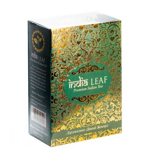 Чай India leaf Дарджилинг дикий жемчуг, черный круполистовой, 100 гр в Верный