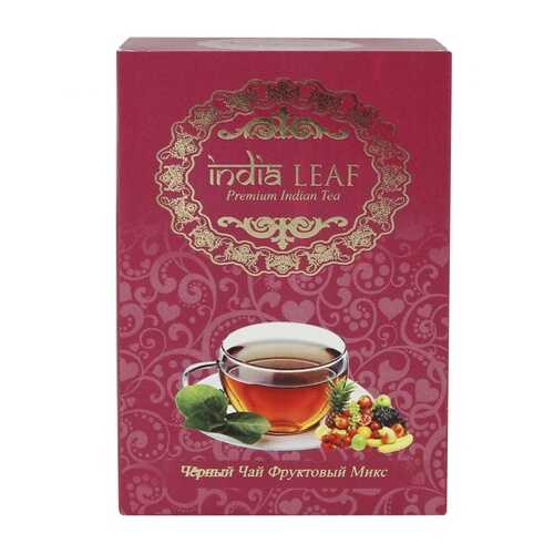 Чай India leaf С манго, черный среднелистовой с добавками, 100 гр в Верный