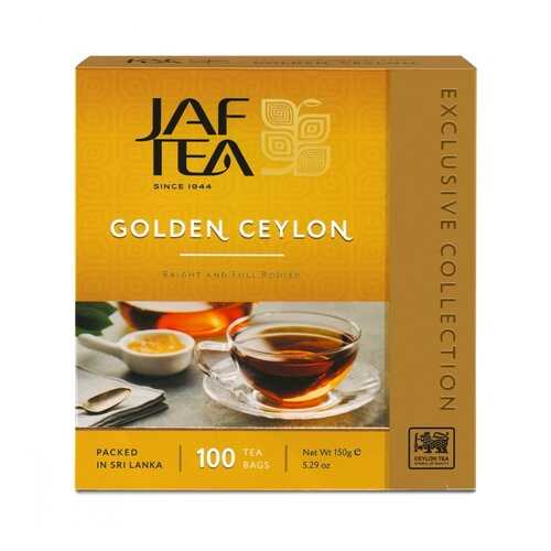 Чай Jaf Tea Golden Ceylon черный 100 пакетиков в Верный