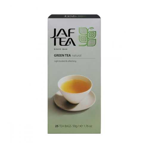 Чай Jaf Tea Green Natural зеленый 25 пакетиков в Верный